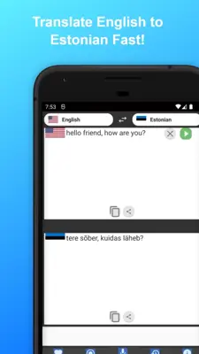 English to Estonian Translator android App screenshot 0